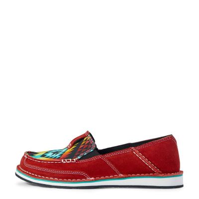 Ariat Cruiser - Loafers Schoenen Rood Dames - 34079-202